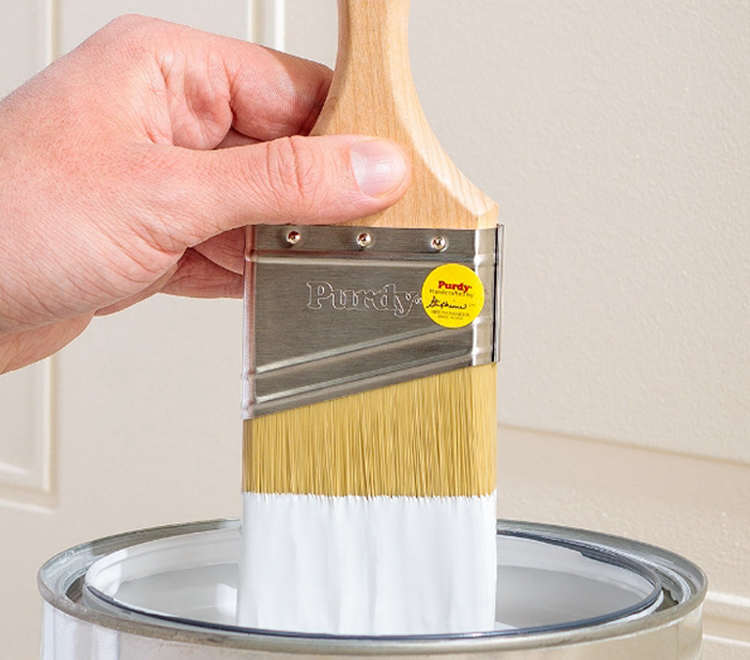The Best Paint Brush for Trim and Baseboards - Semigloss Design